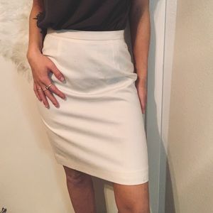 Simple White Skirt